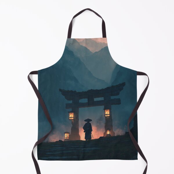 Item preview, Samurai Guarding the Ruined Temple designed and sold by Rtymer.