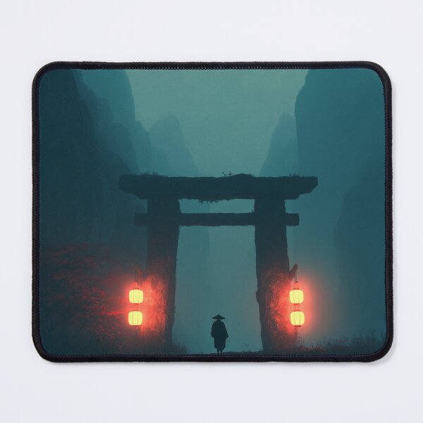 Item preview, Samurai Guarding the Ruined Temple designed and sold by Rtymer.