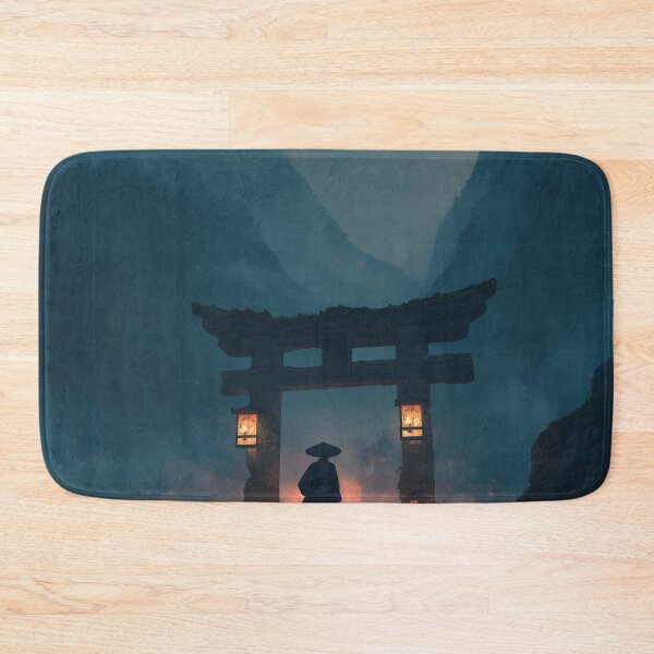 Item preview, Samurai Guarding the Ruined Temple designed and sold by Rtymer.