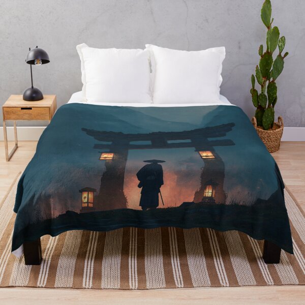 Item preview, Samurai Guarding the Ruined Temple designed and sold by Rtymer.