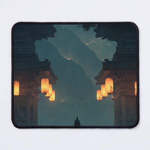 Item preview, Samurai Guarding the Ruined Temple designed and sold by Rtymer.