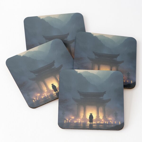 Item preview, Samurai Guarding the Ruined Temple designed and sold by Rtymer.