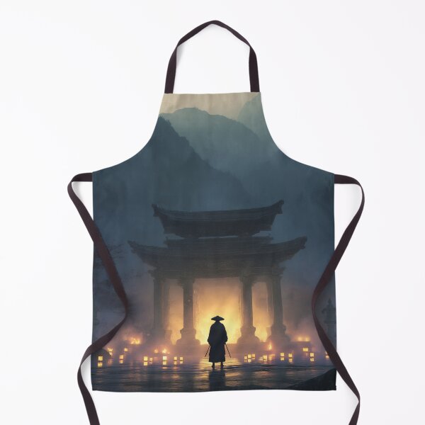 Item preview, Samurai Guarding the Ruined Temple designed and sold by Rtymer.