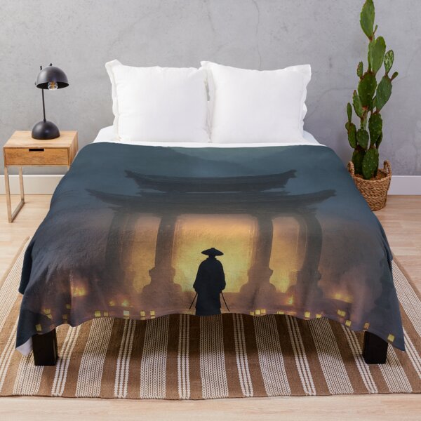 Item preview, Samurai Guarding the Ruined Temple designed and sold by Rtymer.