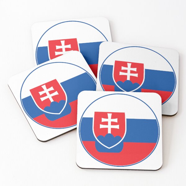 Item preview, Slovakia Flag Circle White Blue Red Double Cross designed and sold by NTGUILTY.