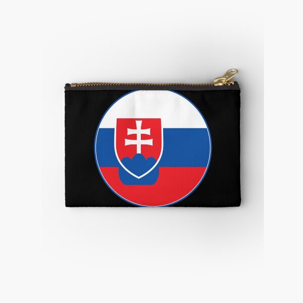 Item preview, Slovakia Flag Circle White Blue Red Double Cross designed and sold by NTGUILTY.