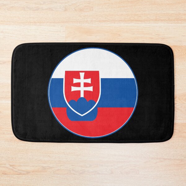 Item preview, Slovakia Flag Circle White Blue Red Double Cross designed and sold by NTGUILTY.