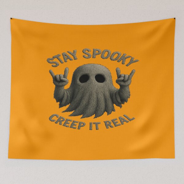 Item preview, Stay Spooky – Creep It Real Ghost Design designed and sold by alizo74.