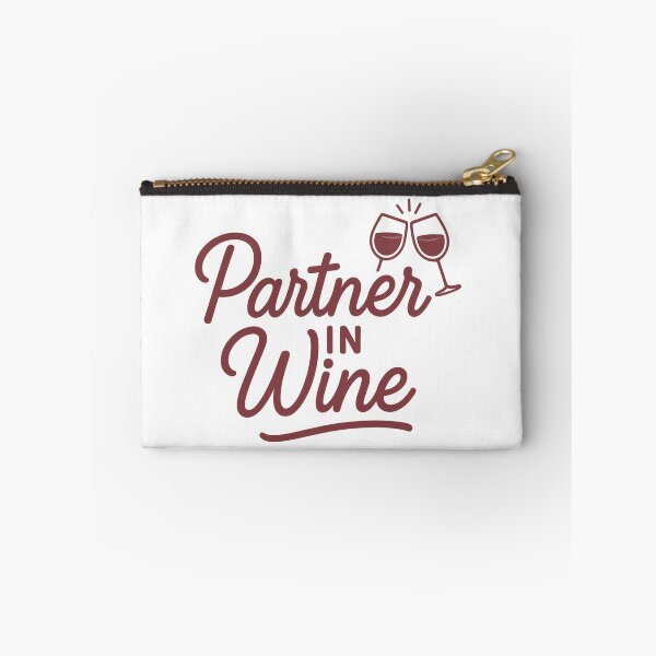 Item preview, Partner in Wine – Funny Wine Lover Quote | Cheers to Friendship & Good Times designed and sold by SoulThread Studio.