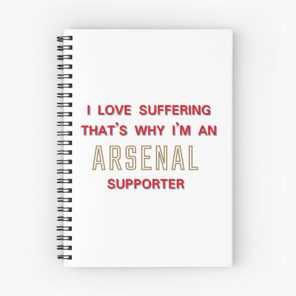 Item preview, I love suffering that's why I'm an Arsenal Supporter designed and sold by Niche Fandoms R Us.