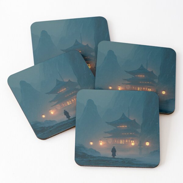 Item preview, Samurai Guarding the Ruined Temple designed and sold by Rtymer.