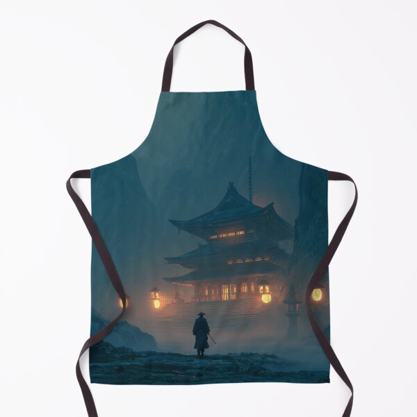 Item preview, Samurai Guarding the Ruined Temple designed and sold by Rtymer.