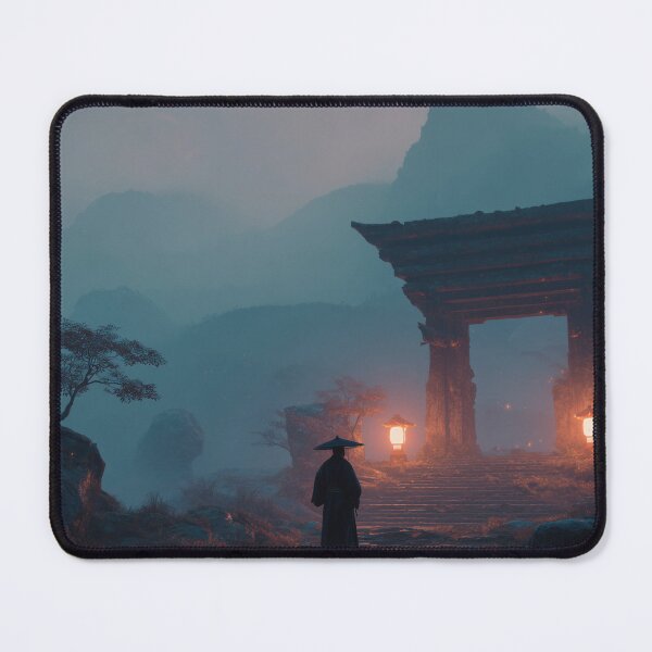 Item preview, Samurai Guarding the Ruined Temple designed and sold by Rtymer.