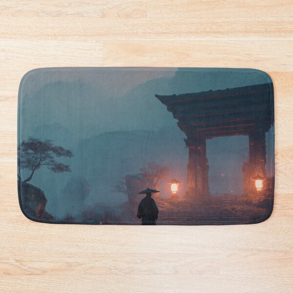 Item preview, Samurai Guarding the Ruined Temple designed and sold by Rtymer.