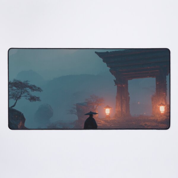 Item preview, Samurai Guarding the Ruined Temple designed and sold by Rtymer.