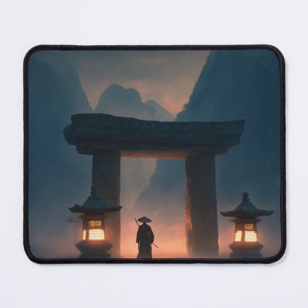 Item preview, Samurai Guarding the Ruined Temple designed and sold by Rtymer.