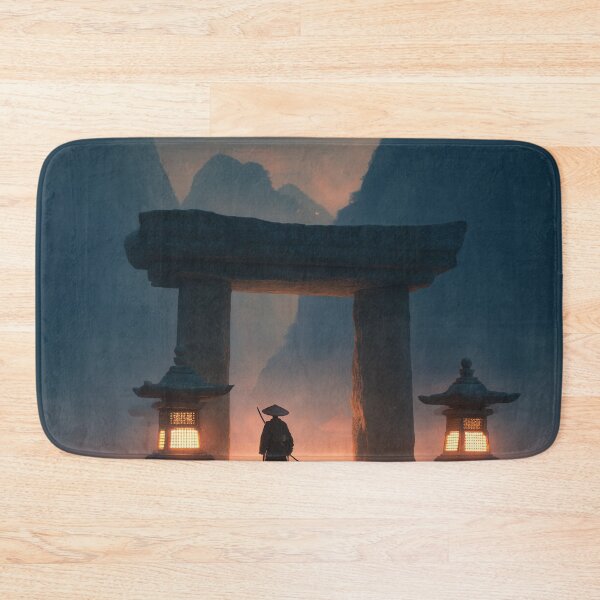 Item preview, Samurai Guarding the Ruined Temple designed and sold by Rtymer.
