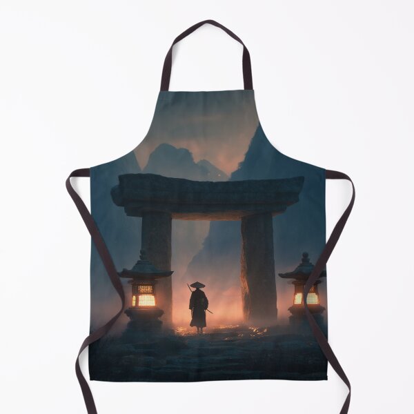 Item preview, Samurai Guarding the Ruined Temple designed and sold by Rtymer.