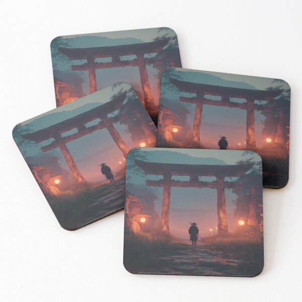 Item preview, Samurai Guarding the Ruined Temple designed and sold by Rtymer.