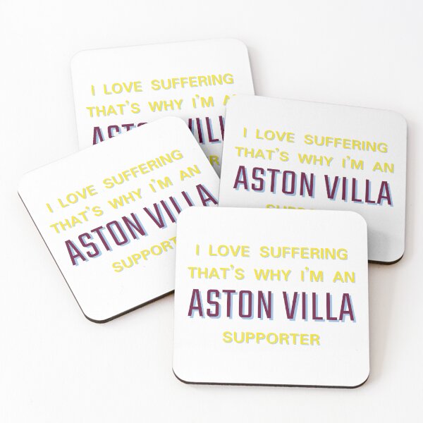 Item preview, I love suffering that's why I'm an Aston Villa Supporter designed and sold by Niche Fandoms R Us.