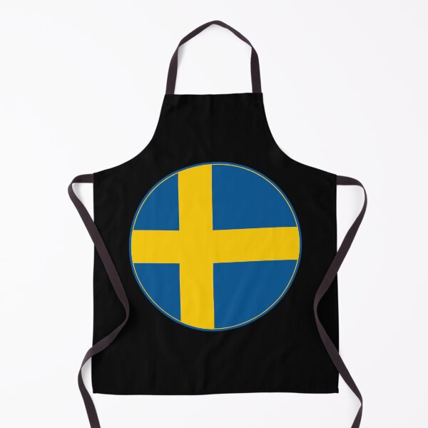 Item preview, Sweden Flag Circle Blue Yellow Nordic Cross designed and sold by NTGUILTY.