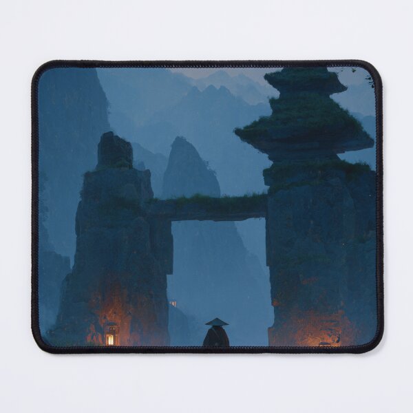 Item preview, Samurai Guarding the Ruined Temple designed and sold by Rtymer.