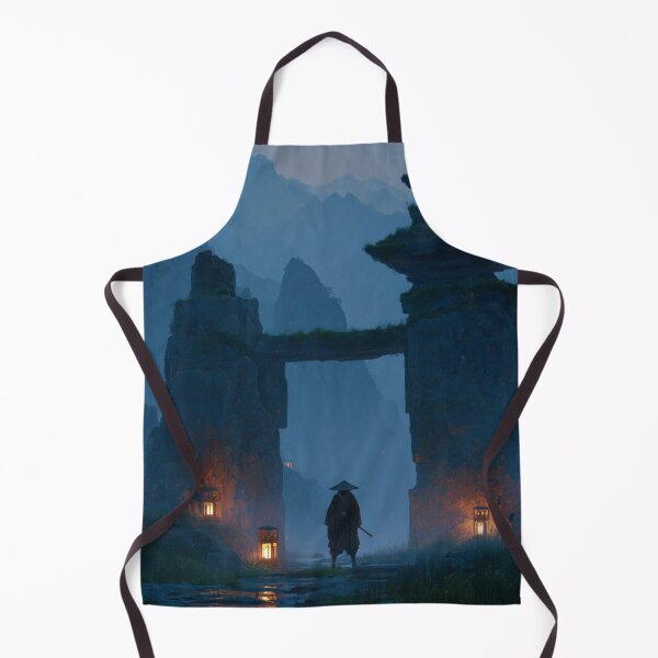 Item preview, Samurai Guarding the Ruined Temple designed and sold by Rtymer.