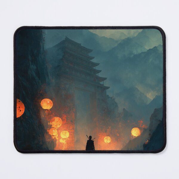 Item preview, Samurai Guarding the Ruined Temple designed and sold by Rtymer.
