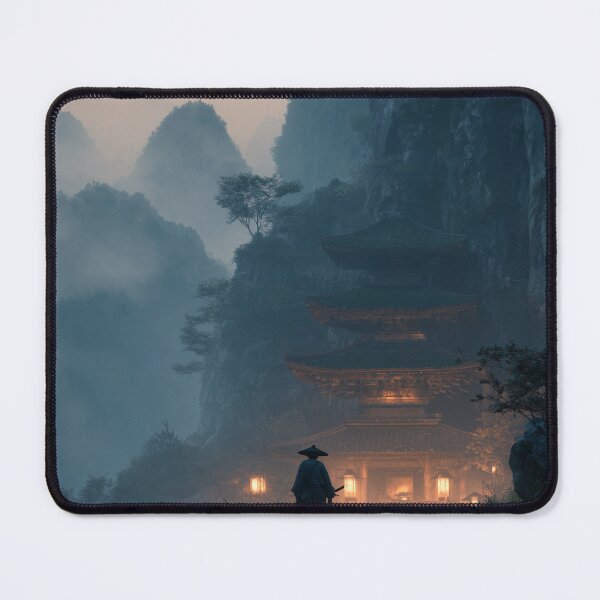 Item preview, Samurai Guarding the Ruined Temple designed and sold by Rtymer.