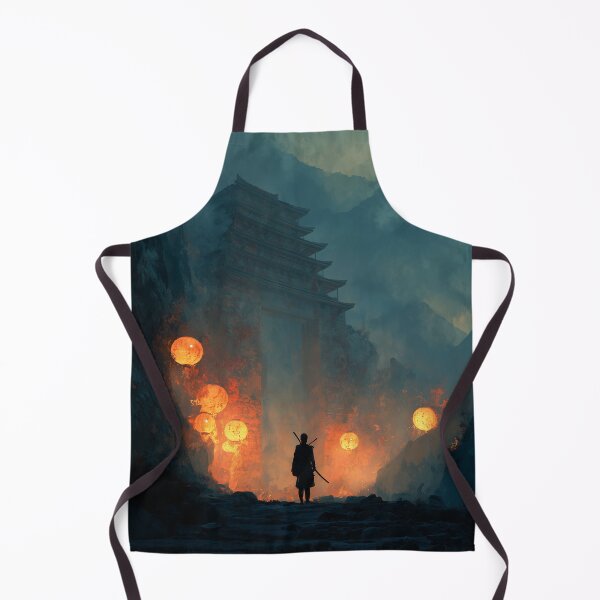 Item preview, Samurai Guarding the Ruined Temple designed and sold by Rtymer.