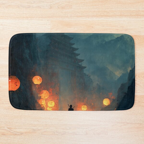 Item preview, Samurai Guarding the Ruined Temple designed and sold by Rtymer.