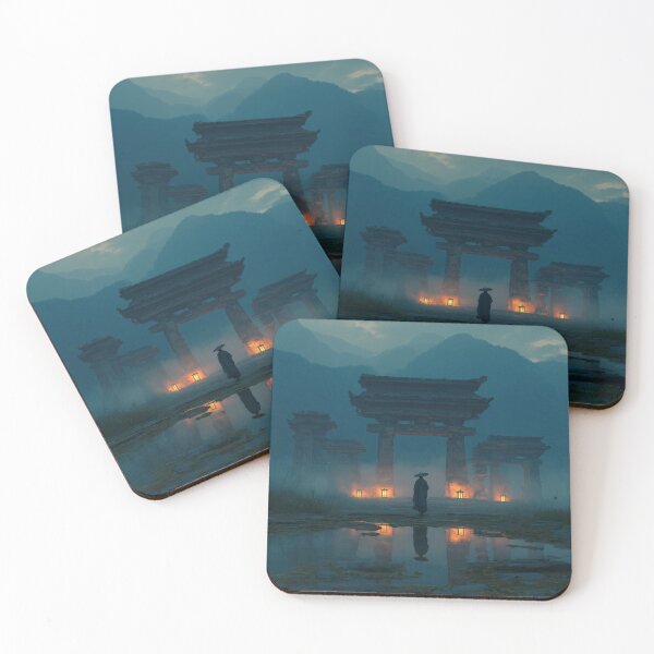 Item preview, Samurai Guarding the Ruined Temple designed and sold by Rtymer.