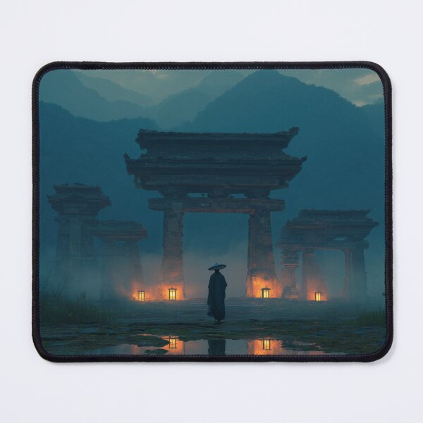 Item preview, Samurai Guarding the Ruined Temple designed and sold by Rtymer.