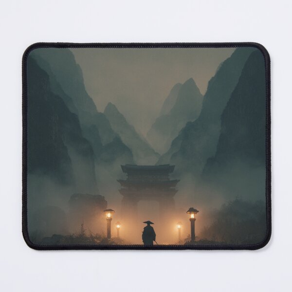 Item preview, Samurai Guarding the Ruined Temple designed and sold by Rtymer.