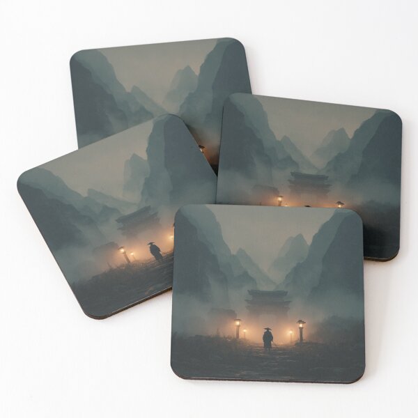 Item preview, Samurai Guarding the Ruined Temple designed and sold by Rtymer.