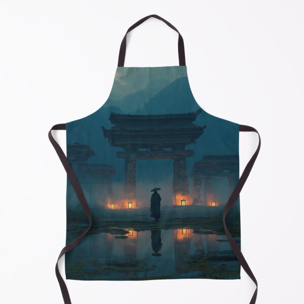 Item preview, Samurai Guarding the Ruined Temple designed and sold by Rtymer.