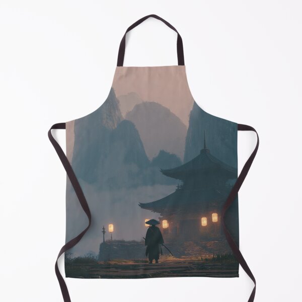 Item preview, Samurai Guarding the Ruined Temple designed and sold by Rtymer.