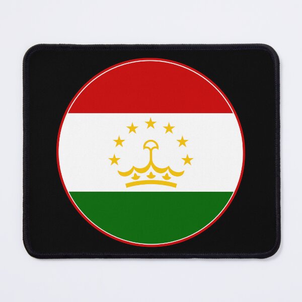 Item preview, Tajikistan Flag Circle Red White Green Seven Stars designed and sold by NTGUILTY.