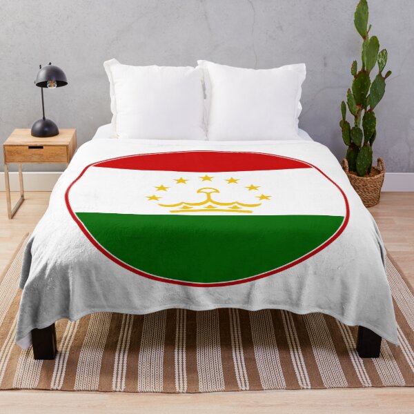 Item preview, Tajikistan Flag Circle Red White Green Seven Stars designed and sold by NTGUILTY.