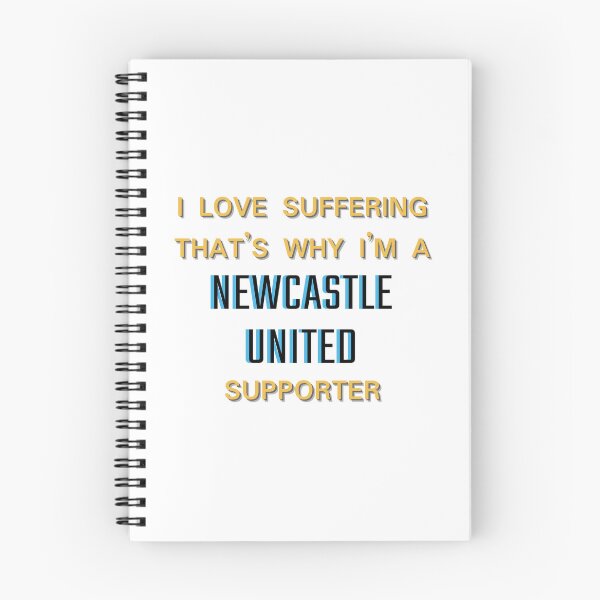 Item preview, I love suffering that's why I'm a Newcastle United Supporter designed and sold by Niche Fandoms R Us.