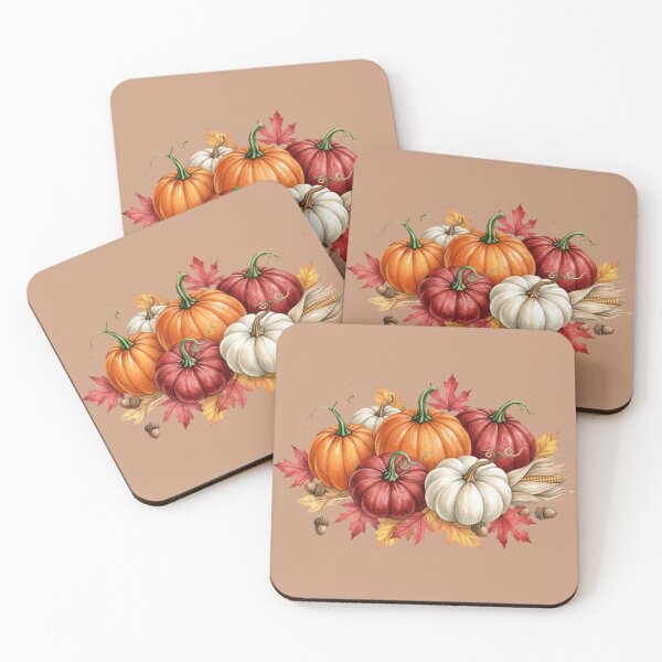 Item preview, Autumn Harvest Pumpkin Cluster – Thanksgiving 2025 Seasonal Decor designed and sold by PunchDrop.
