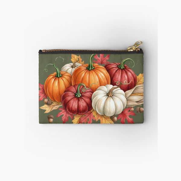 Item preview, Autumn Harvest Pumpkin Cluster – Thanksgiving 2025 Seasonal Decor designed and sold by PunchDrop.