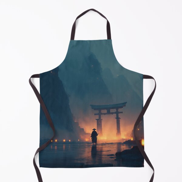 Item preview, Samurai Guarding the Ruined Temple designed and sold by Rtymer.
