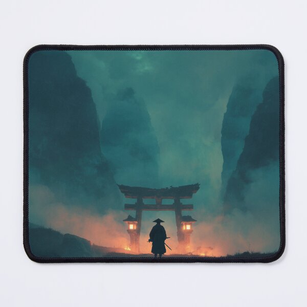 Item preview, Samurai Guarding the Ruined Temple designed and sold by Rtymer.