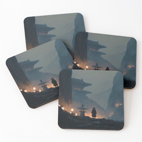 Item preview, Samurai Guarding the Ruined Temple designed and sold by Rtymer.