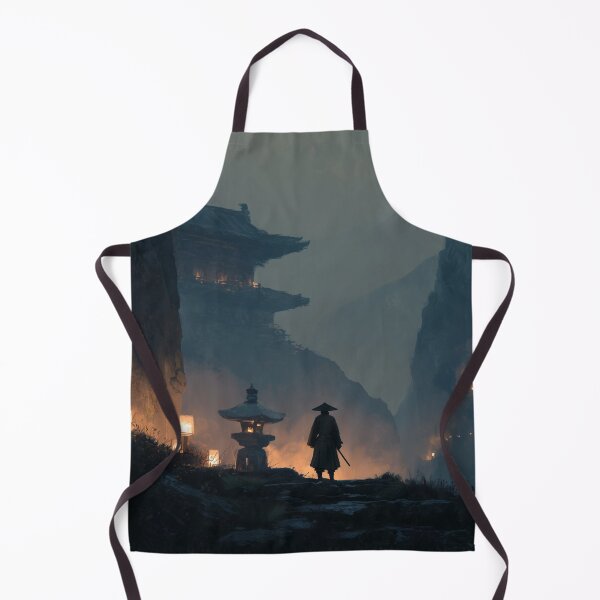 Item preview, Samurai Guarding the Ruined Temple designed and sold by Rtymer.