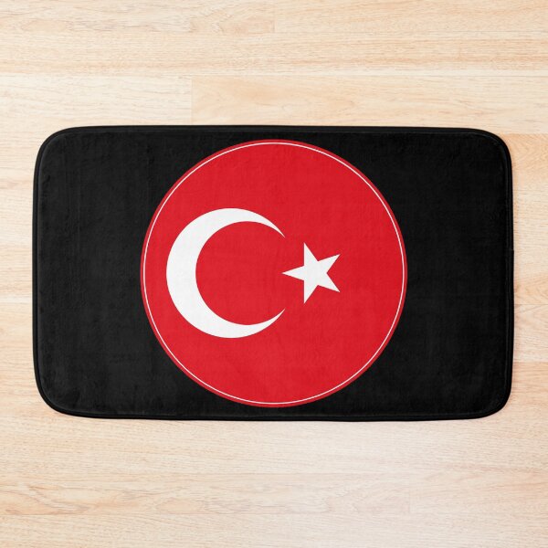 Item preview, Turkey Flag Circle Red White Star Crescent designed and sold by NTGUILTY.
