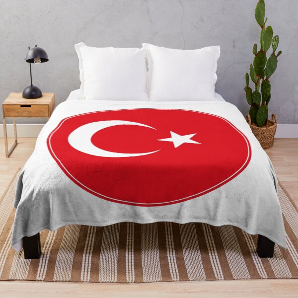 Item preview, Turkey Flag Circle Red White Star Crescent designed and sold by NTGUILTY.