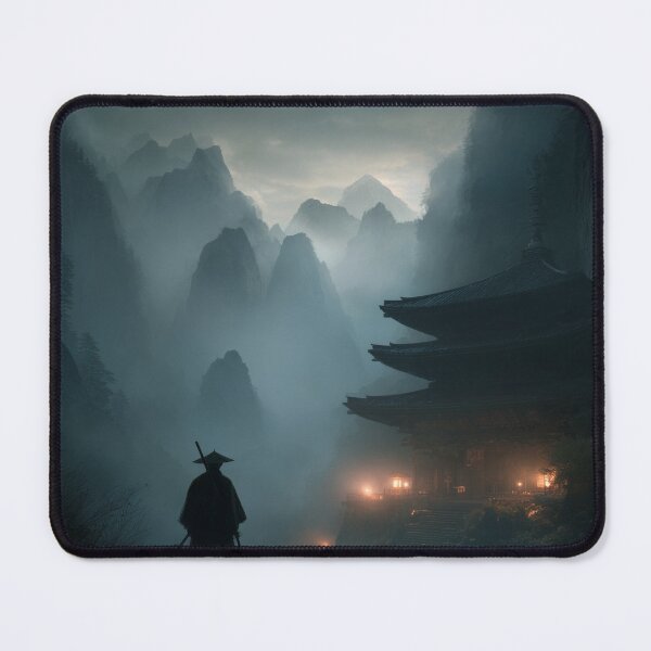 Item preview, Samurai Guarding the Ruined Temple designed and sold by Rtymer.