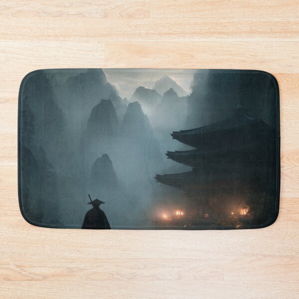 Item preview, Samurai Guarding the Ruined Temple designed and sold by Rtymer.